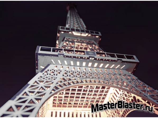 Макет Эйфелевой башни для лазерной резки